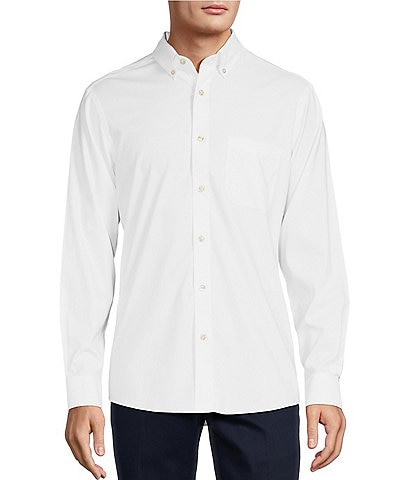 Gold Label Roundtree & Yorke Slim Fit Non-Iron Solid Dobby Sport Shirt