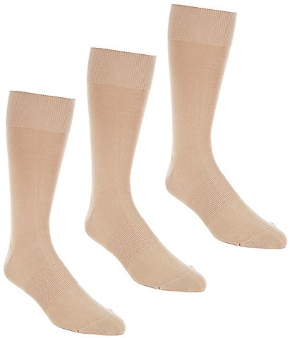 Gold Label Roundtree & Yorke Solid Crew Socks 3-Pack