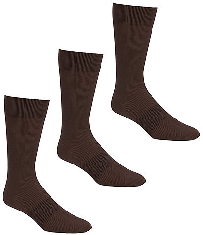 Gold Label Roundtree & Yorke Striped Crew Socks 3-Pack