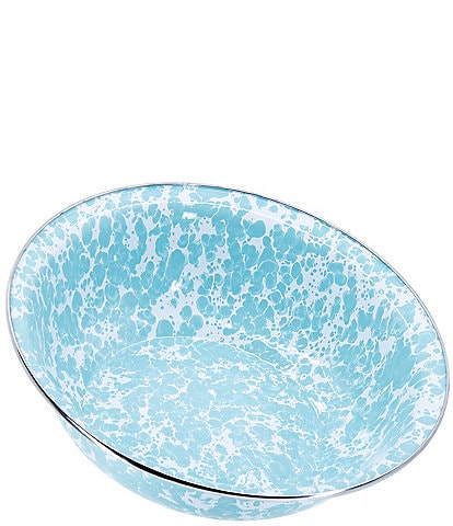 Golden Rabbit Enamelware Swirl Serving Bowl