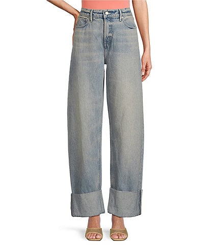 Good American Good Standard Barrel Relaxed High Rise Jeans