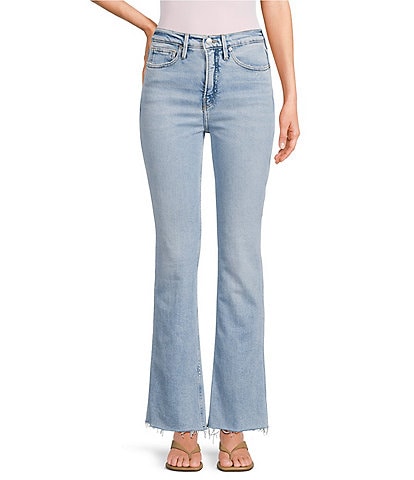 Good American Good Standard High Rise Kick Flare Jeans