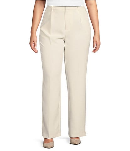 Good American Plus Size Luxe Suiting Column Trouser