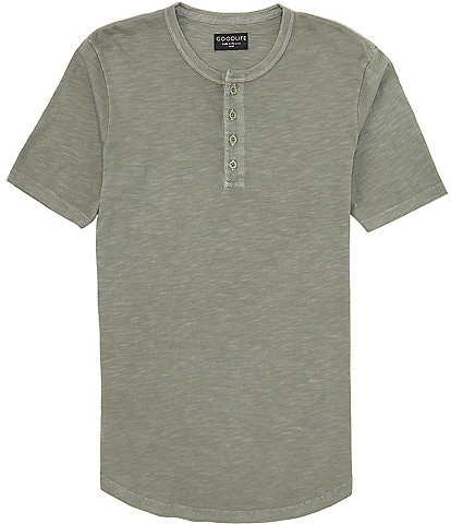 Goodlife Sun-Faded Short Sleeve Henley T-Shirt