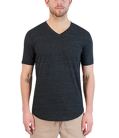 Goodlife Tri-Blend Scallop Short-Sleeve V-Neck T-Shirt