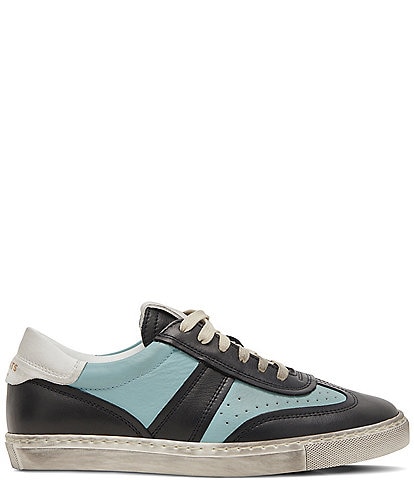 GREATS Charlie Distressed Leather Retro Sneakers