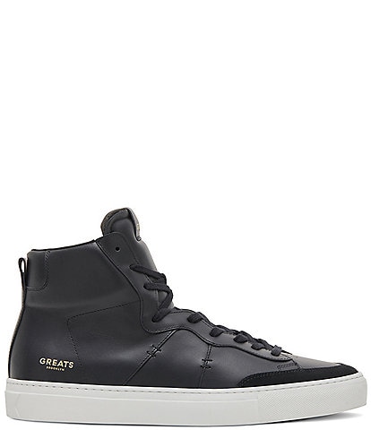 GREATS Men's Royale Leather High Top 2.0 Sneakers