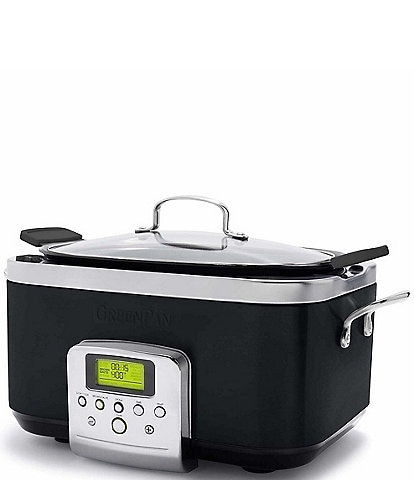 All-Clad 7 qt. Electric Slow Cooker w/ Brown Ceramic Insert Model Series  SC04