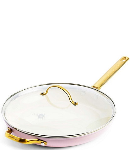 GreenPan Reserve Ceramic Nonstick 12" Covered Fry Pan with Helper Handle