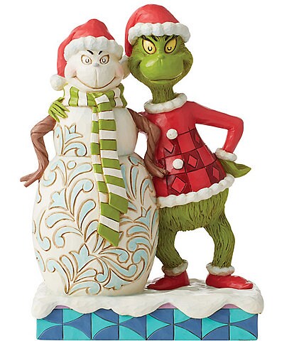 Grinch by Jim Shore Grinch with Grinchy Snowman Figurine
