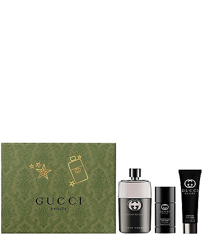 Gucci Men's 3-Pc. Guilty Pour Homme Eau de Toilette Festive Shower Gift Set