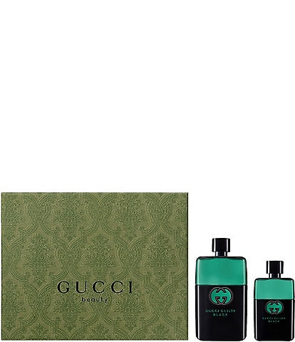 Gucci Men's 2-Piece Guilty Black Pour Homme Eau de Toilette Spring Gift Set