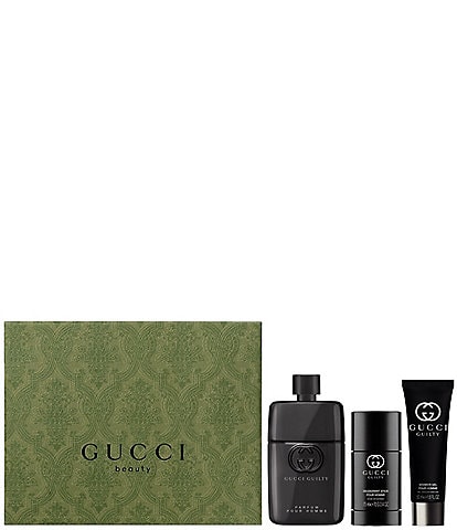 Gucci Men's 3-Piece Guilty Parfum Pour Homme Spring Gift Set