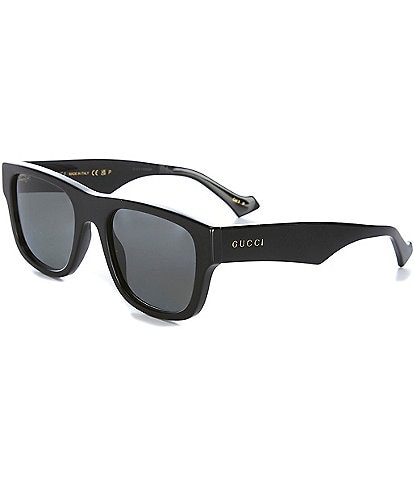 Gucci Men's Generation 53mm Square Polarized Sunglasses