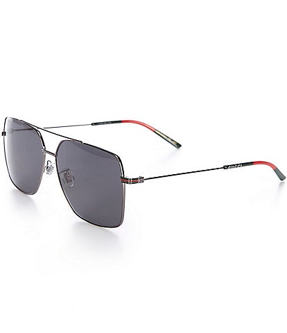 Gucci Men's Gg1053sk Navigator 61mm Sunglasses