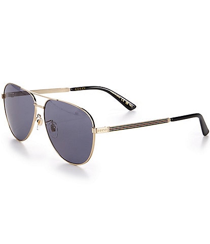 Gucci Men's GG1233S 63MM Aviator Sunglasses