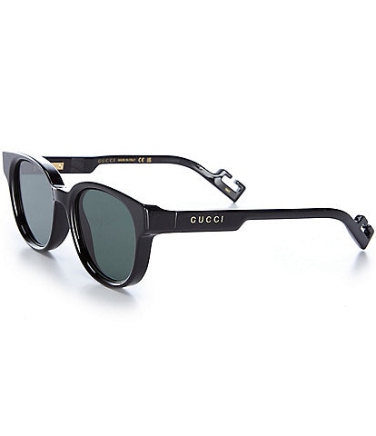 Gucci Men's Gg1237S 53mm Round Mountain Sunglasses