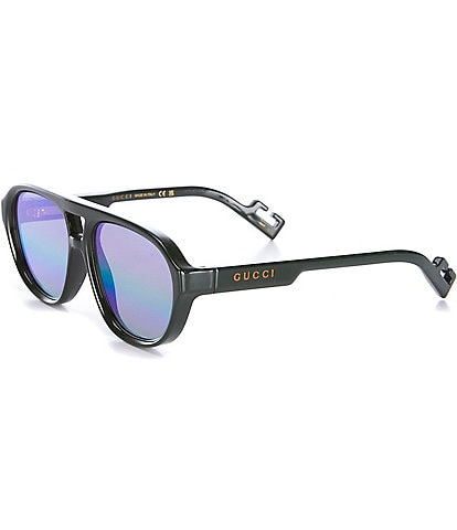 Gucci Men's Gg1239s 58mm Navigator Mountain Sunglasses