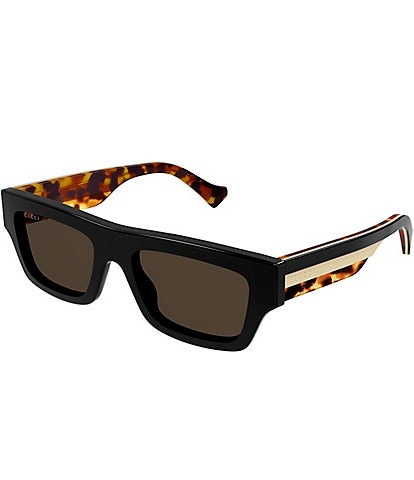 Gucci Men's GG1301S 55mm Rectangle Sunglasses