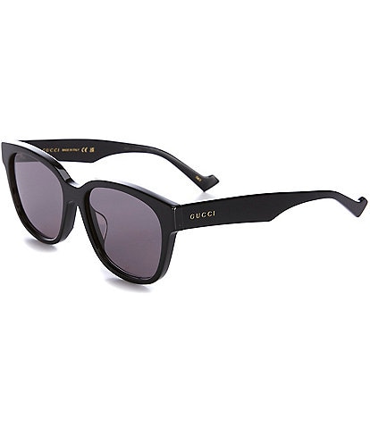 Gucci Men's GG1430SK Lettering 57mm Square Sunglasses