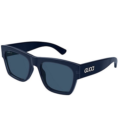 Gucci Men's Gucci Lacquered 54mm Square Sunglasses