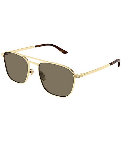 Gucci Men's New Light 54mm Square Sunglasses