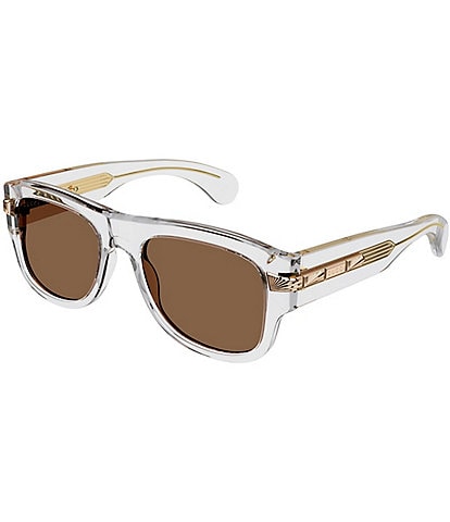 Gucci Men's New York 30's 54mm Square Sunglasses