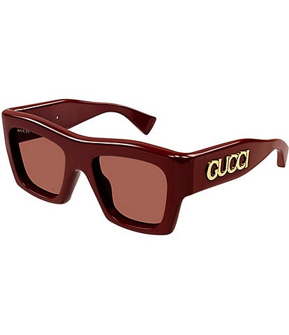 Gucci Unisex Fashion Show 52mm Square Sunglasses