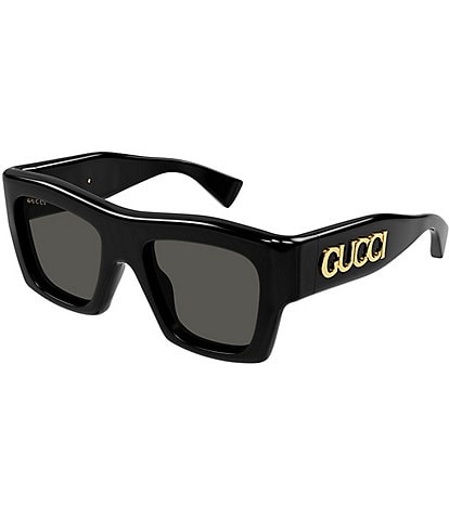 Gucci Unisex Fashion Show 52mm Square Sunglasses