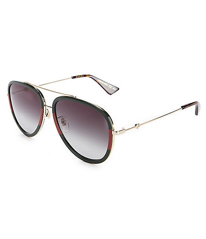 Gucci Women's Aviator 57mm Sunglasses