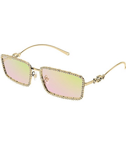 Gucci Women's Bling Bling 58mm Rectangle Sunglasses
