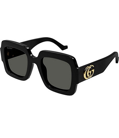 Gucci Women's GG Logo 50mm Square Sunglasses