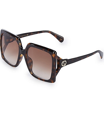Gucci Women's Gg0876sa Rectangular 59mm Sunglasses