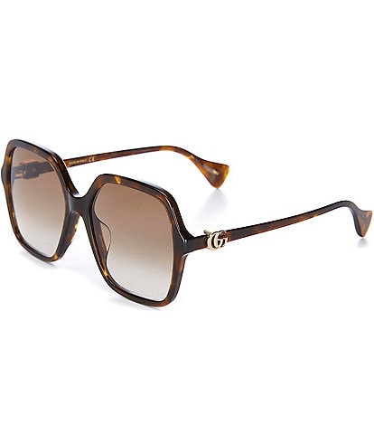 Gucci Women's Gg1072sa 56mm Rectangle Sunglasses