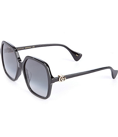 Gucci Women's Gg1072sa 56mm Rectangle Sunglasses