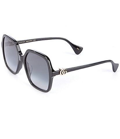 Gucci Women's Gg1072sa 56mm Rectangle Sunglasses