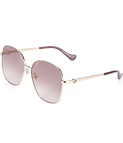 Gucci Women's Gg1089sa 61mm Rectangle Frame Sunglasses