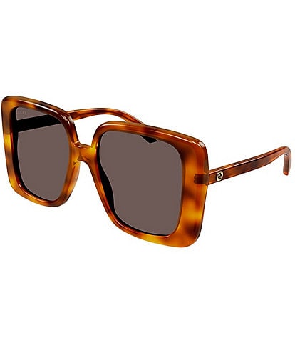 Gucci Women's GG1314S 55mm Havana Butterfly Sunglasses