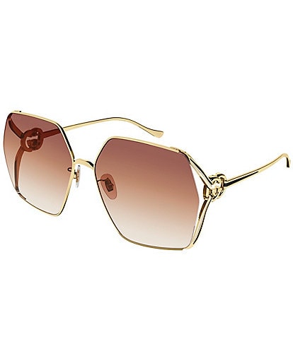 Gucci Women's GG1322S 64mm Square Sunglasses