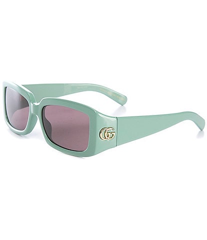 Gucci Women's GG1403S GG Corner 54mm Rectangle Sunglasses