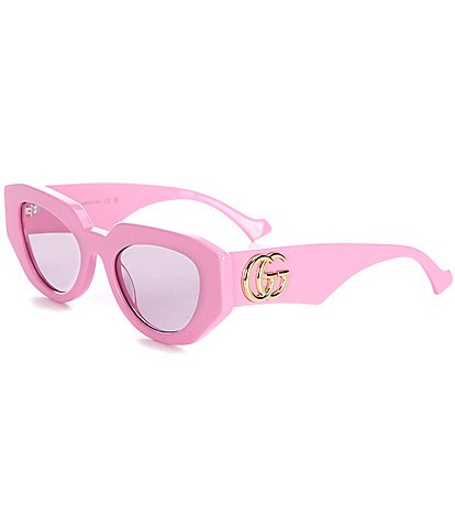 Gucci Women's GG1421S Generation 51mm Geometric Sunglasses