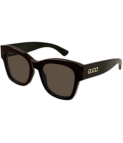 Gucci Women's Gucci Lacquered 53mm Butterfly Sunglasses