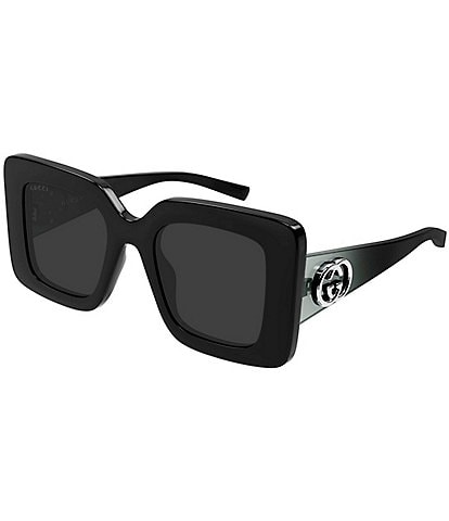 Gucci Women's Interlocking G Monte Carlo 49mm Square Sunglasses