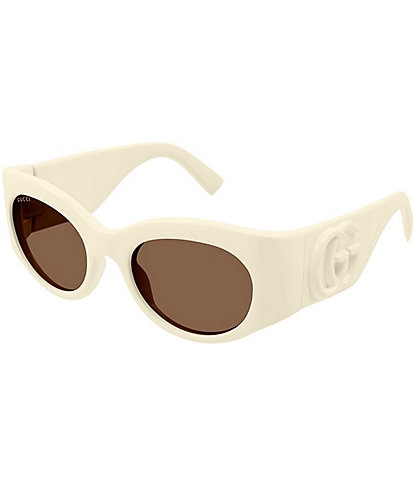 Gucci Women's Marmont Monocolor 53mm Round Sunglasses