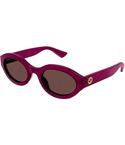Gucci Women's Minimal GG 53mm Oval Sunglasses