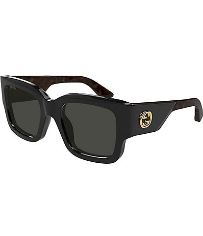 Gucci Women's Oblique 52mm Square Sunglasses