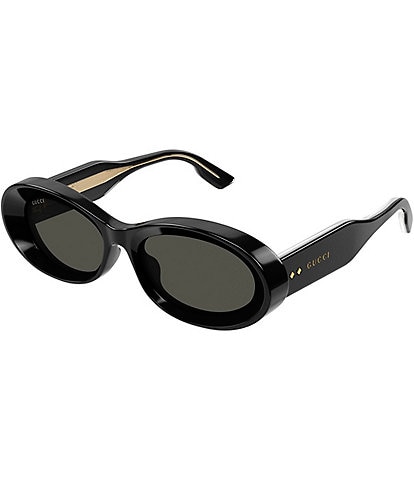 Gucci Women's Rivets 54mm Oval Sunglasses