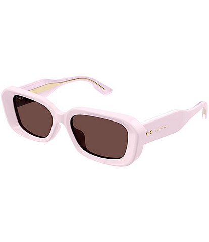 Gucci Women's Rivets 54mm Rectangle Sunglasses