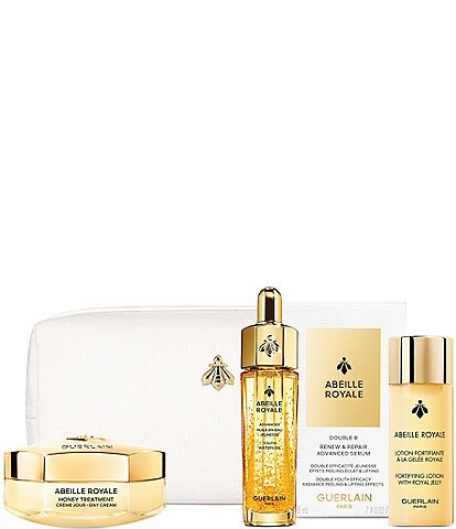 Guerlain Abeille Royale Cream and Routine 4-Piece Skincare Set