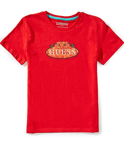 Guess Big Boys 8-17 Short Sleeve Water Print T-Shirt